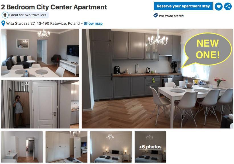 1 Bedroom City Center Apartment Katowice Luaran gambar